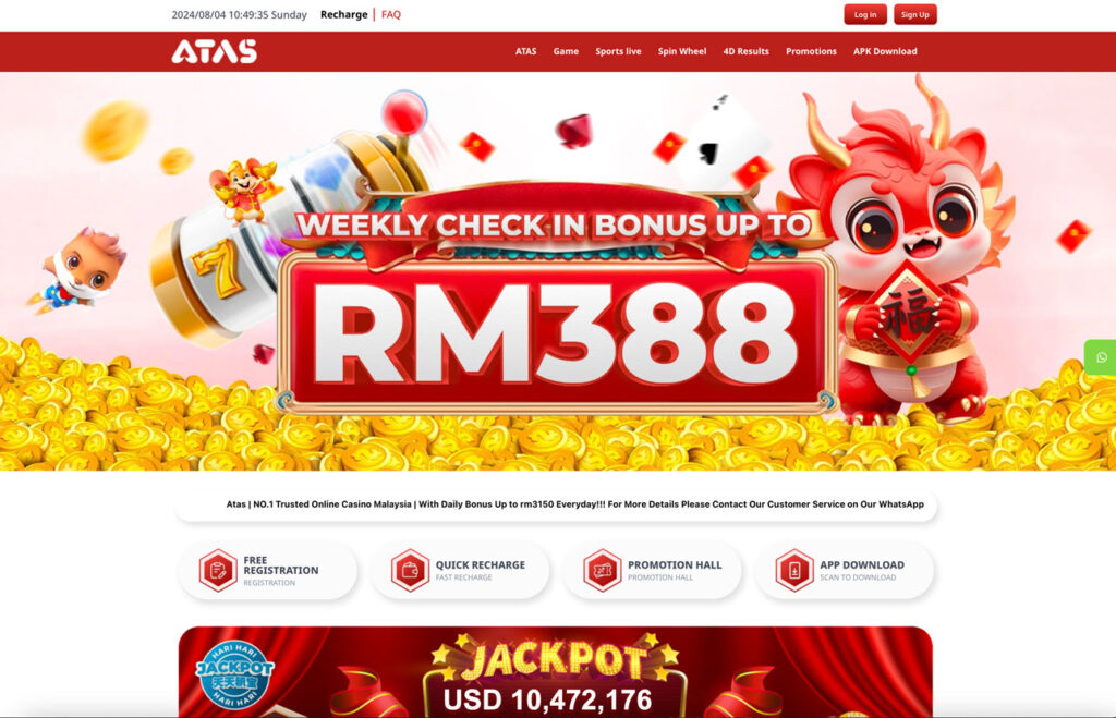 atas casino bonus